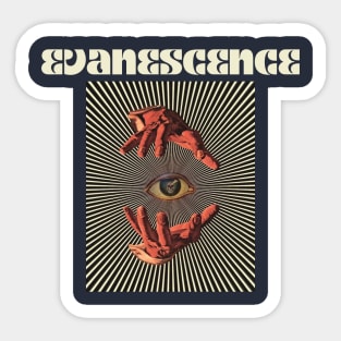 Hand Eyes Evanescence Sticker